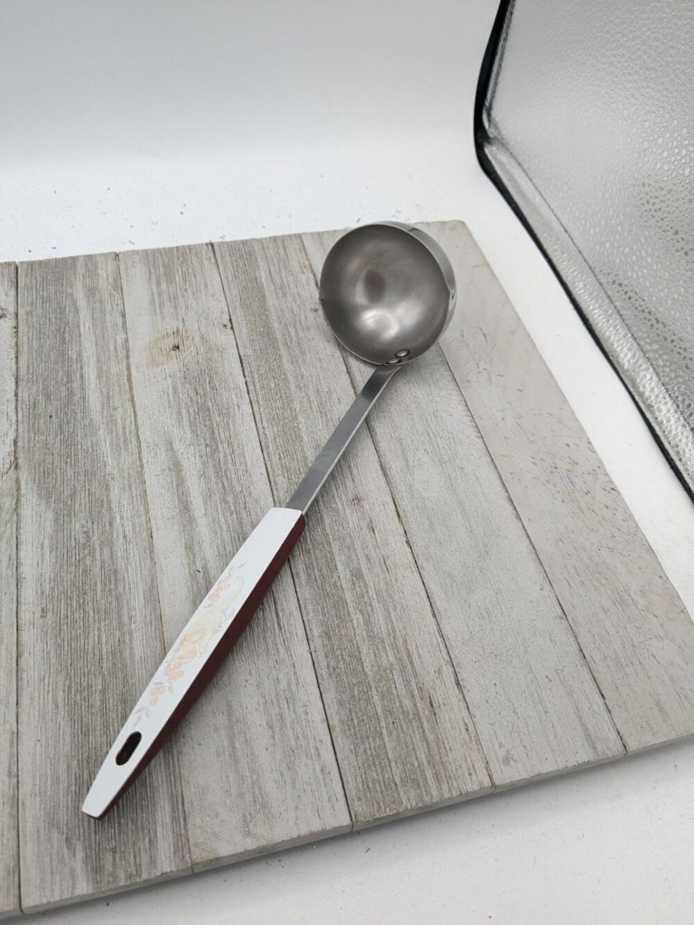 Vintage Stanley Stainless Steel Soup Ladle Spoon 11" Vegetable Handle
